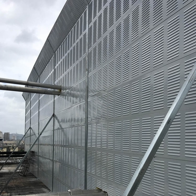 成都中央空調外機降噪廠家空調外機隔音屏金屬聲屏障安裝